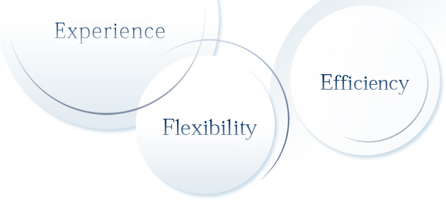 Experience Flexibility Efficiency